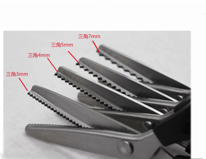 Fabric Decorative Edge Pinking Shears Scissors In Box Large Scallop