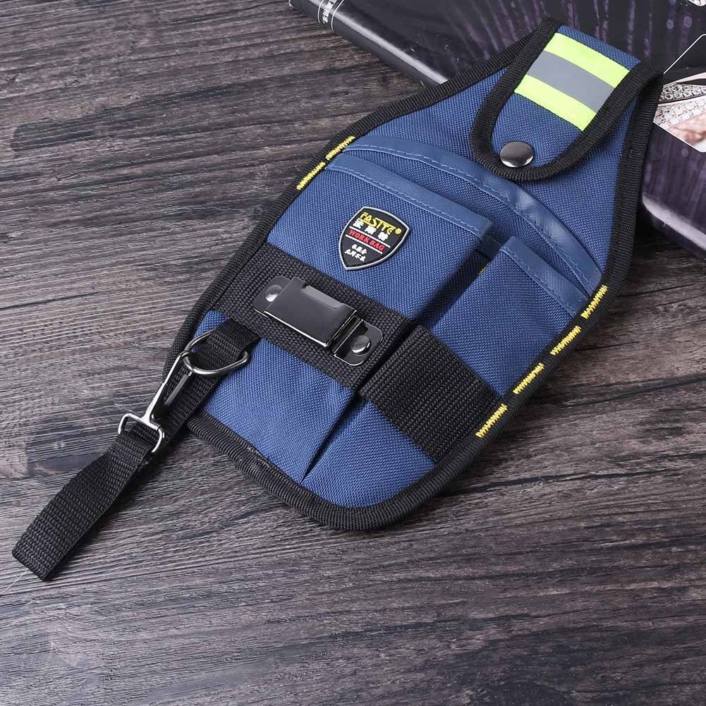 3 Pockets Electrician Tool Belt Utility Pouch Work Hip Waist Bag Fanny Pack