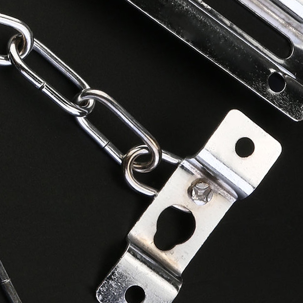 Pro Silver Iron Chain Door Guard Latch Security Lock Latches
