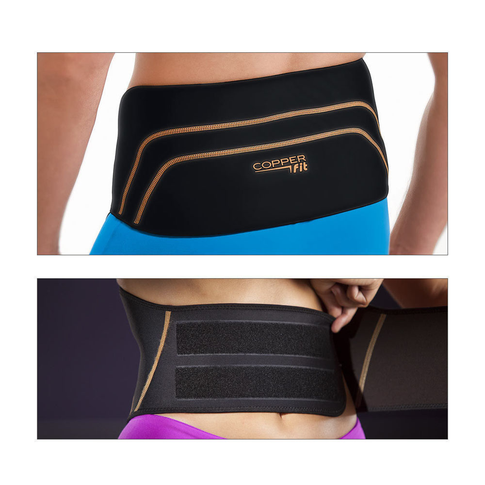 Men Copper Fit Back Pro As Seen On TV Compression Lower Lumbar Support Belt