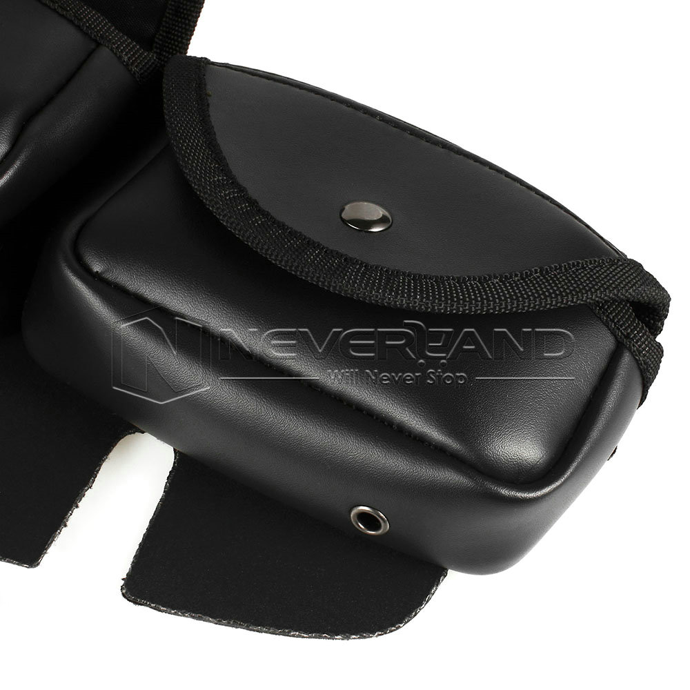 3Pocket Windshield Batwing Fairing Pouch Bag For Harley Electra Glide