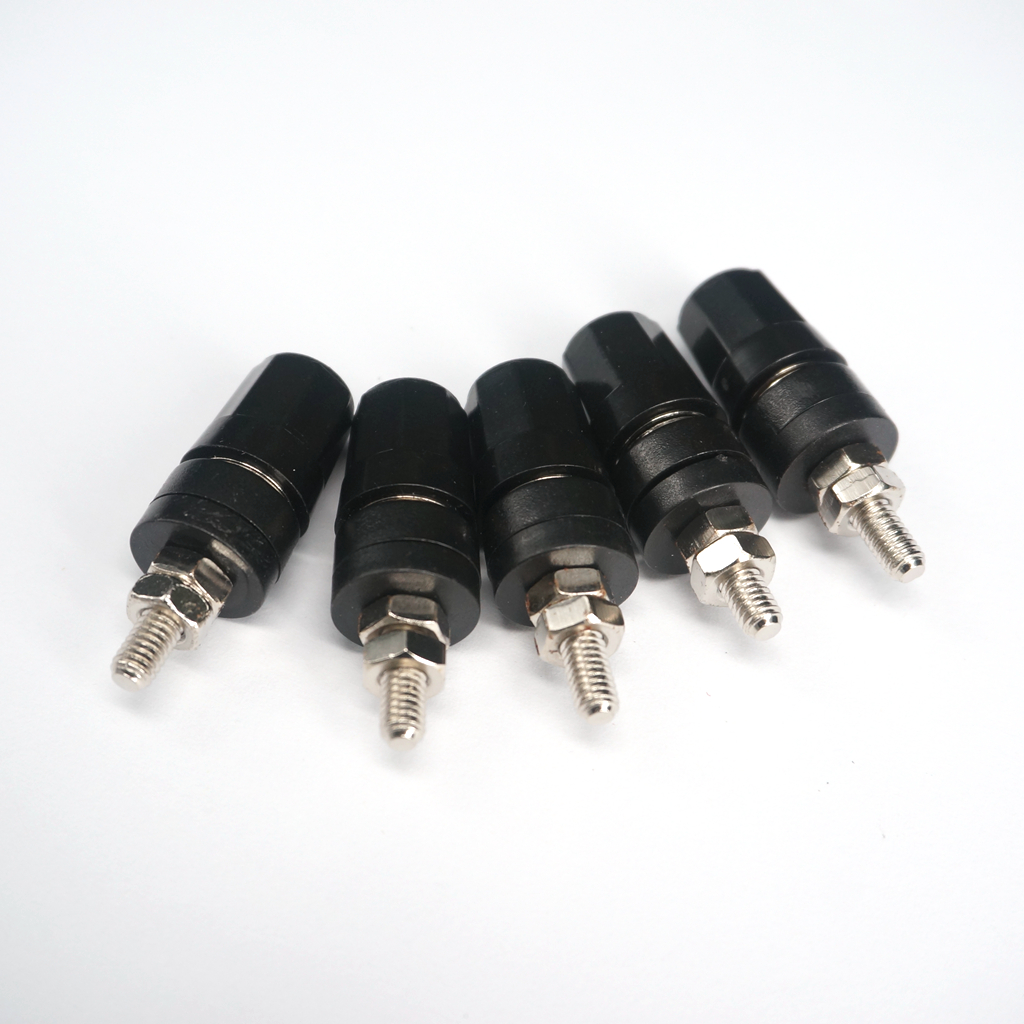 5pcs 4mm Banana Binding Post Panel Socket M4 Thread Terminal Jack BS4825