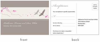 RSVP card