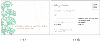 RSVP card