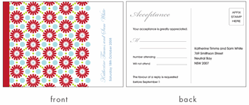 RSVP card