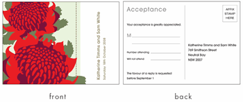 RSVP card