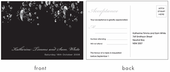 RSVP card