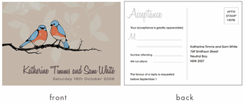 RSVP card