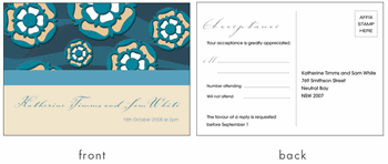 RSVP card