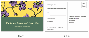RSVP card