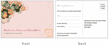 RSVP card