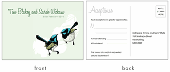 RSVP card