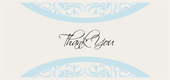 Thank you card