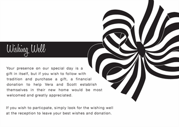 Wishing well card