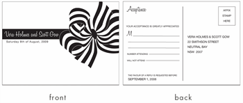 RSVP card