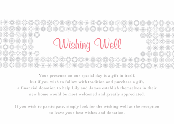 Wishing well card