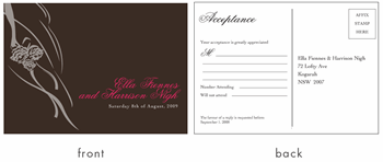RSVP card
