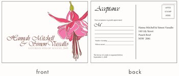 RSVP card