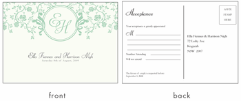 RSVP card