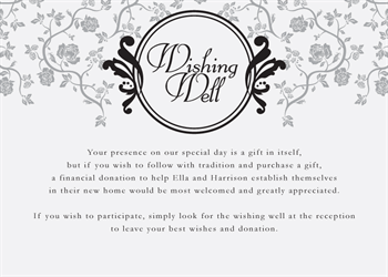 Wishing well card