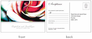 RSVP card