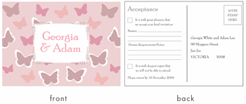RSVP card