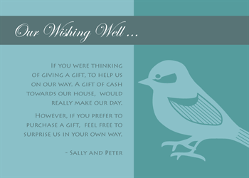 Wishing well card
