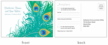 RSVP card