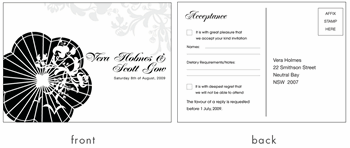 RSVP card