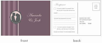RSVP card