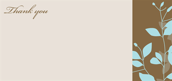 Thank you card