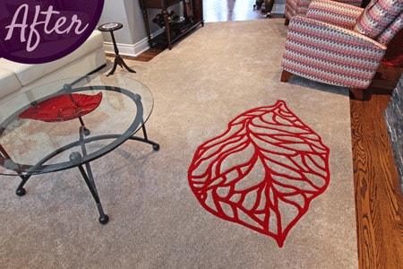 Custom Area Rugs by Sensational SEAMS in Bowmanville, ON - Room of the Month September 2016