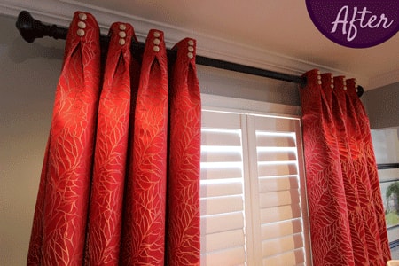 Window Drapery Rods by Sensational SEAMS in Bowmanville, ON - Room of the Month September 2016