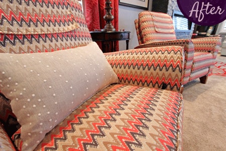 Furniture Reupholstery by Sensational SEAMS in Bowmanville, ON - Room of the Month September 2016