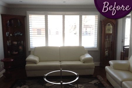 Custom Window Shutters by Sensational SEAMS in Bowmanville, ON - Room of the Month September 2016