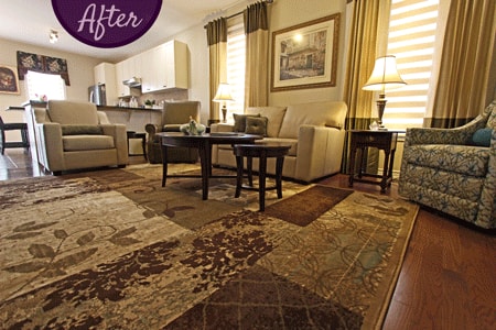 Custom Area Rug Design by Sensational SEAMS in Courtice, ON - Room of the Month August 2016