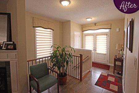Custom Window Blinds with Valances by Sensational SEAMS in Courtice, ON - Room of the Month August 2016