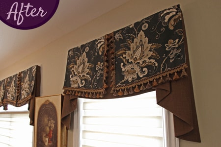 Custom Window Valances by Sensational SEAMS in Courtice, ON - Room of the Month August 2016
