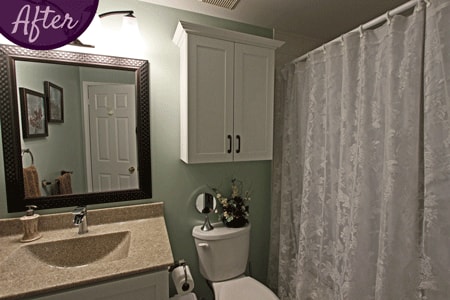 Bathroom Curtains by Sensational SEAMS in Wilmot Creek, Newcastle, ON - Room of the Month July 2016