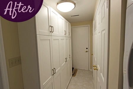 Laundry Room Cupboards by Sensational SEAMS in Wilmot Creek, Newcastle, ON - Room of the Month July 2016
