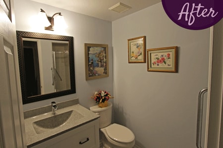 Custom Bathroom Interior Design by Sensational SEAMS in Wilmot Creek, Newcastle, ON - Room of the Month July 2016