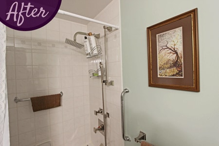 Bathroom Tile Flooring by Sensational SEAMS in Wilmot Creek, Newcastle, ON - Room of the Month July 2016