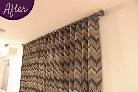 Drapery Rods by Sensational SEAMS in Bowmanville, ON - Room of the Month June 2017