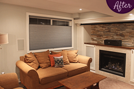 Motorized Window Treatments by Sensational SEAMS in Bowmanville, ON - Room of the Month June 2017
