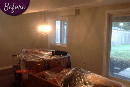 Gaming Room Window Shutters by Sensational SEAMS in Bowmanville, ON - Room of the Month June 2017