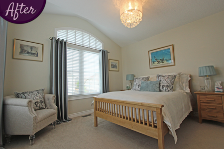 Custom Bedding by Sensational SEAMS in Newcastle, ON - Room of the Month October 2017