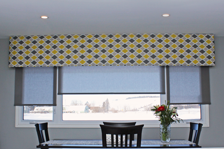 Motorized Window Treatments by Sensational SEAMS in Clarington, ON - Room of the Month January 2018
