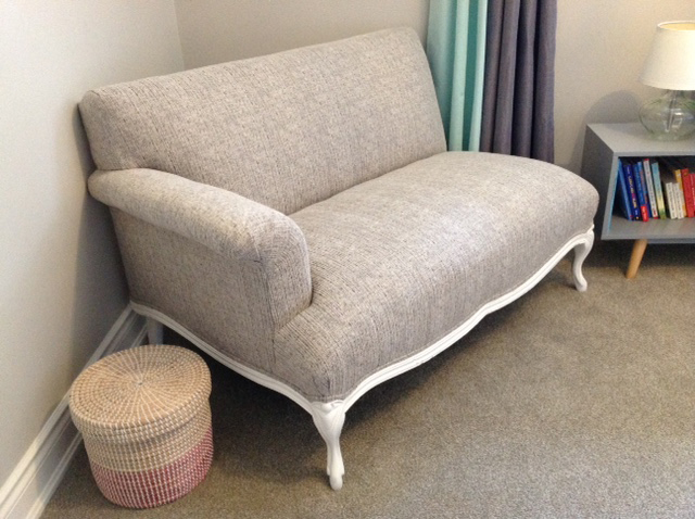 Upholstered Loveseat by Sensational Seams