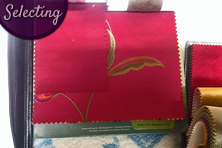 Bedspread Fabric by Sensational SEAMS in Bowmanville, ON - Room of the Month July 2018