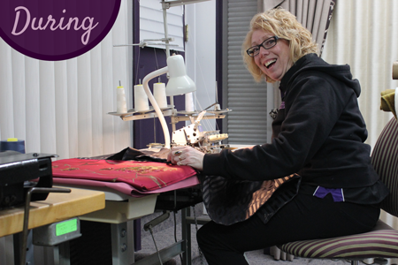Custom Bedskirts by Sensational SEAMS in Bowmanville, ON - Room of the Month July 2018